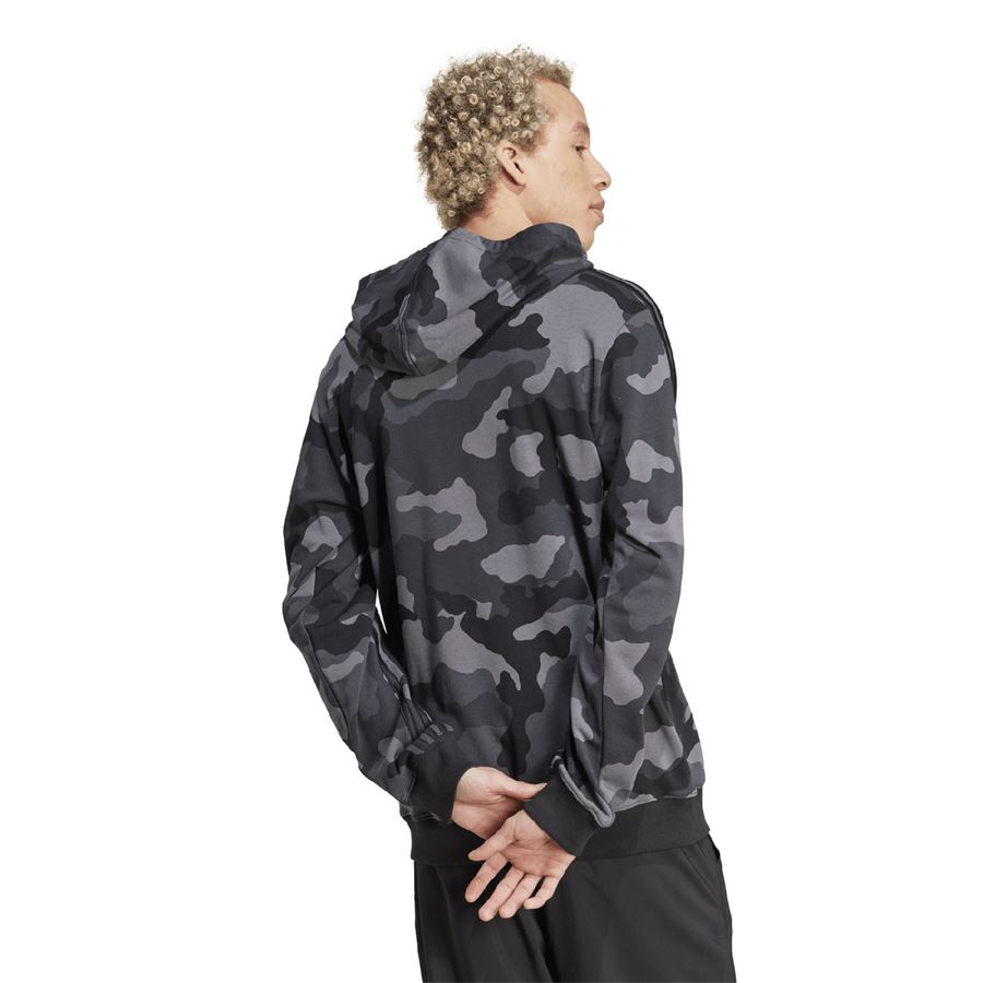 Felpa da uomo con cappuccio Seasonal Essentials Camouflage Adidas | IV7383X